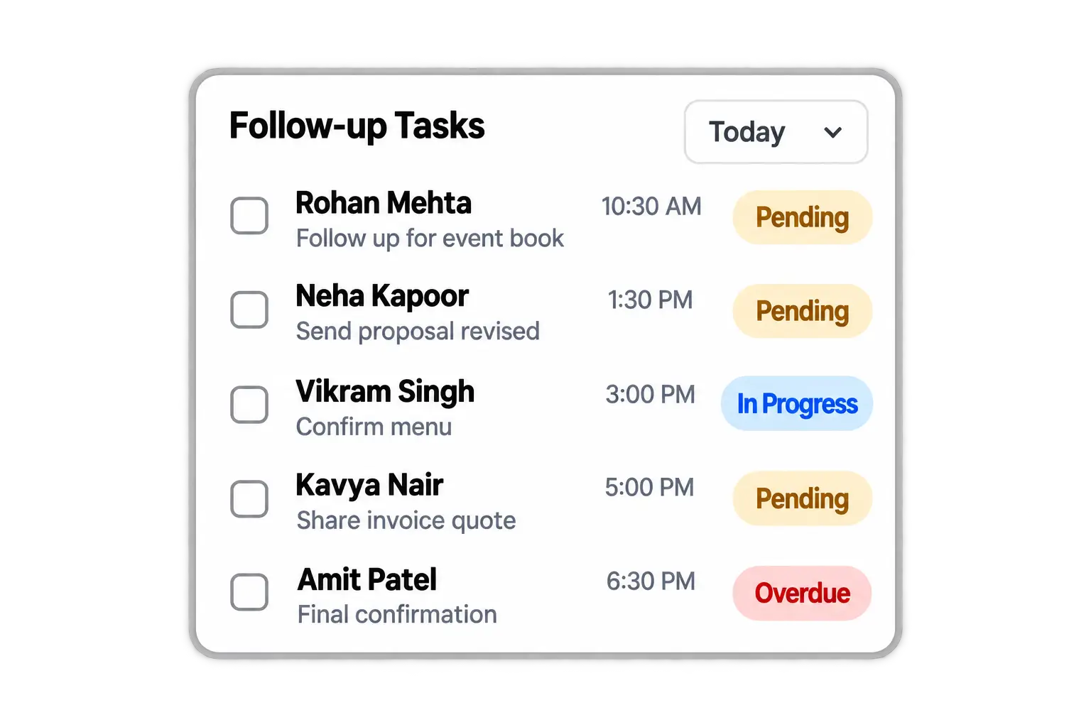 PowerOTA CRM enquiry pipeline